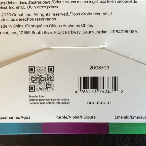 Lot of 3 / Cricut Foil Transfer Sheets Jewel Sampler - Picture 2 of 5